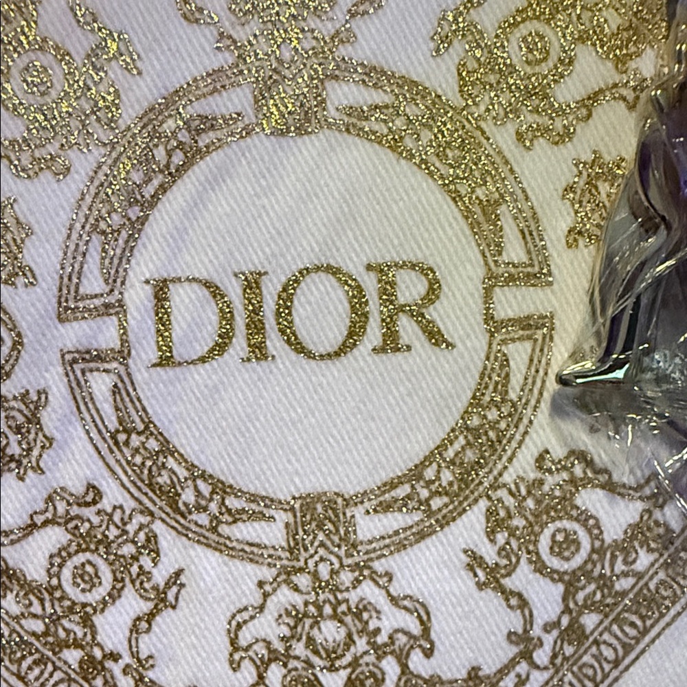 UPCYCLED GWP - Dior Cream and Gold Mini Bag - Picture 7 of 7